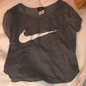 Mesh Nike crop top